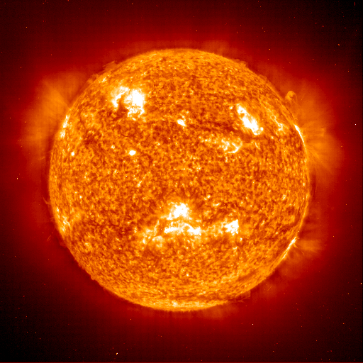 Immagine del Sole ottenuta utilizzando un filtro per raggi X<br>NASA - 17 Giugno 1999